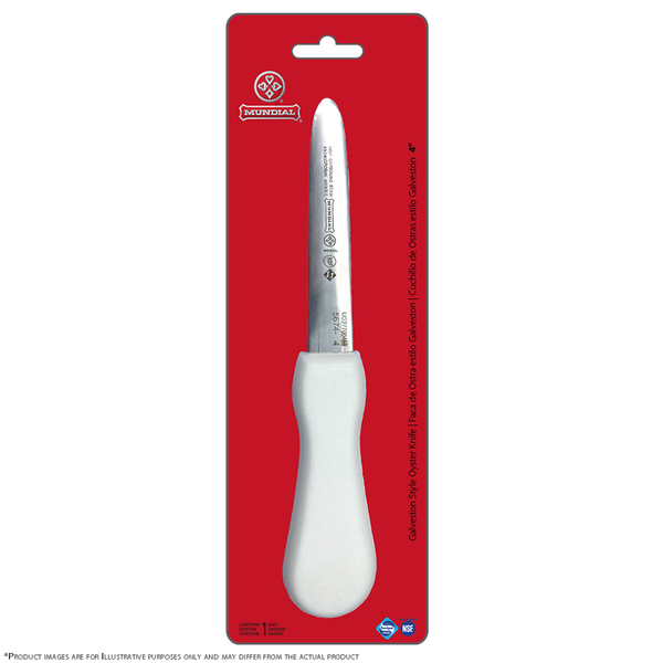 W5674-4 KNIFE, OYSTER, 4", POLY, SS