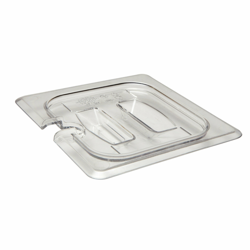 Food Pan Cover, 1/6 size, notched,60CWCHN135
