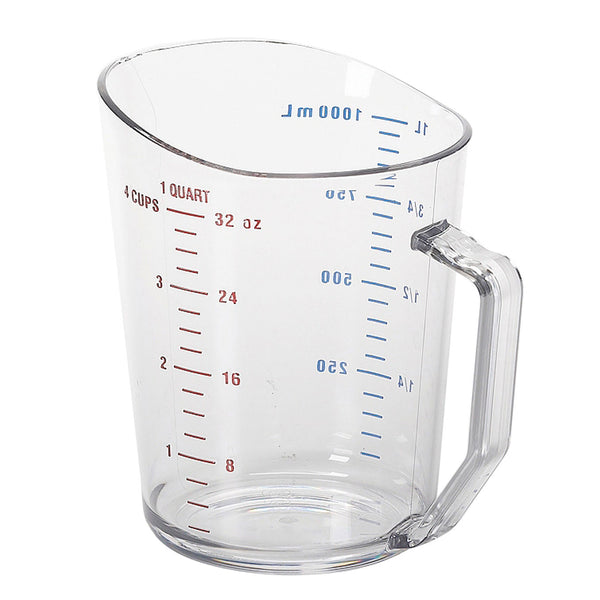 100MCCW135   CUP, MEASURING, 4 CUP, PLASTIC, CLEAR