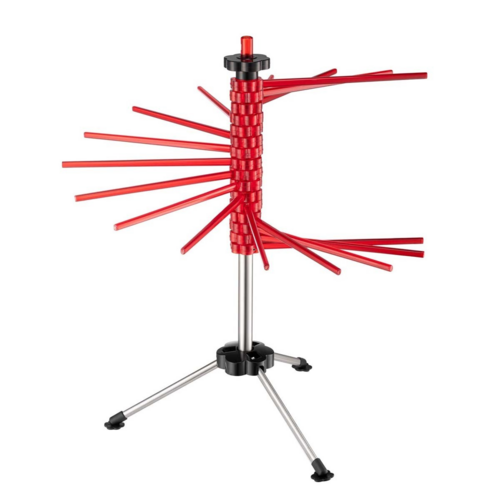 Fantes Collapsible Pasta Drying Rack, Red