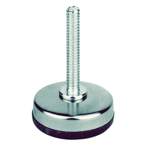 Table Glides 3/8 thread chrome/white
