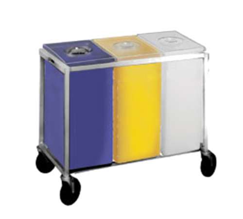 Ingredient Bin Triple -Blue-Yellow-White #148PIB