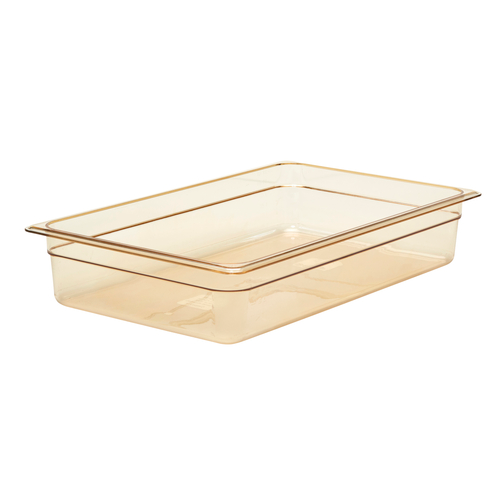 14HP150 PAN, FOOD, FULL SIZE X 4, POLY, AMBER
