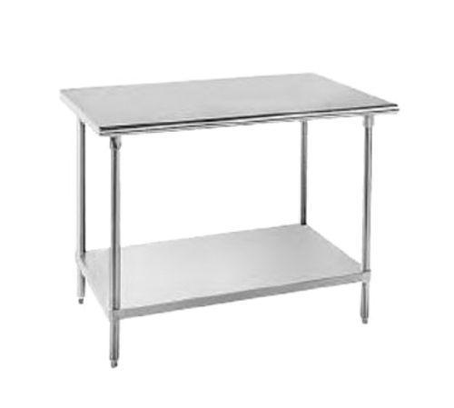 Work Table SS 18 x 36 with Galvanized Undershelf #600T1836G