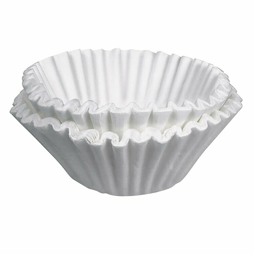 Paper Filters, 8-1/2" x 3", regular, white (for 10-cup decanter brewers) (1000 each per case,