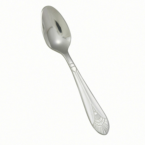 0031-09 SPOON, DEMITASSE, PEACOCK, EXTRA HEAVY WEIGHT, 18/8, MIRROR FINISH