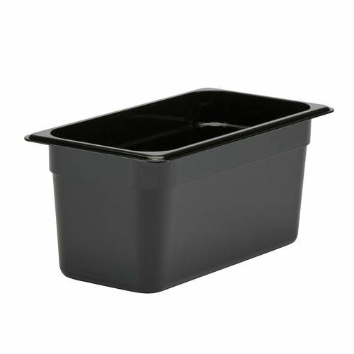Food Pan 1/3 x 6 poly black Cambro # 36CW110