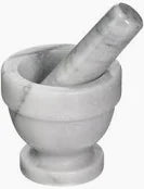 Marble Mortar and Pestle