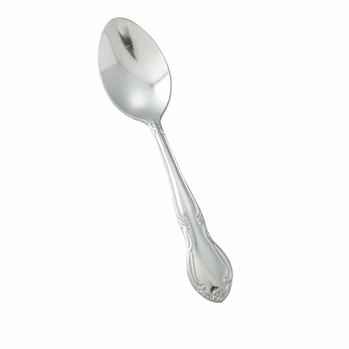 0004-09 SPOON, DEMITASSE, ELEGANCE, HEAVY WEIGHT, 18/0, VIBRO FINISH