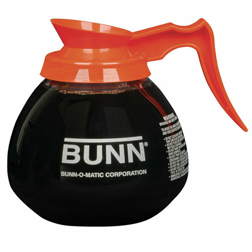 42401.0103 Decanter, 64 oz., glass, orange handle