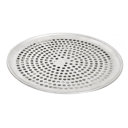 Pizza Pan, 16" dia., round, perforated, aluminum