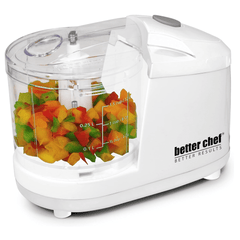 Better Chef 1.5-Cup Mini Chopper Food Processor: Black