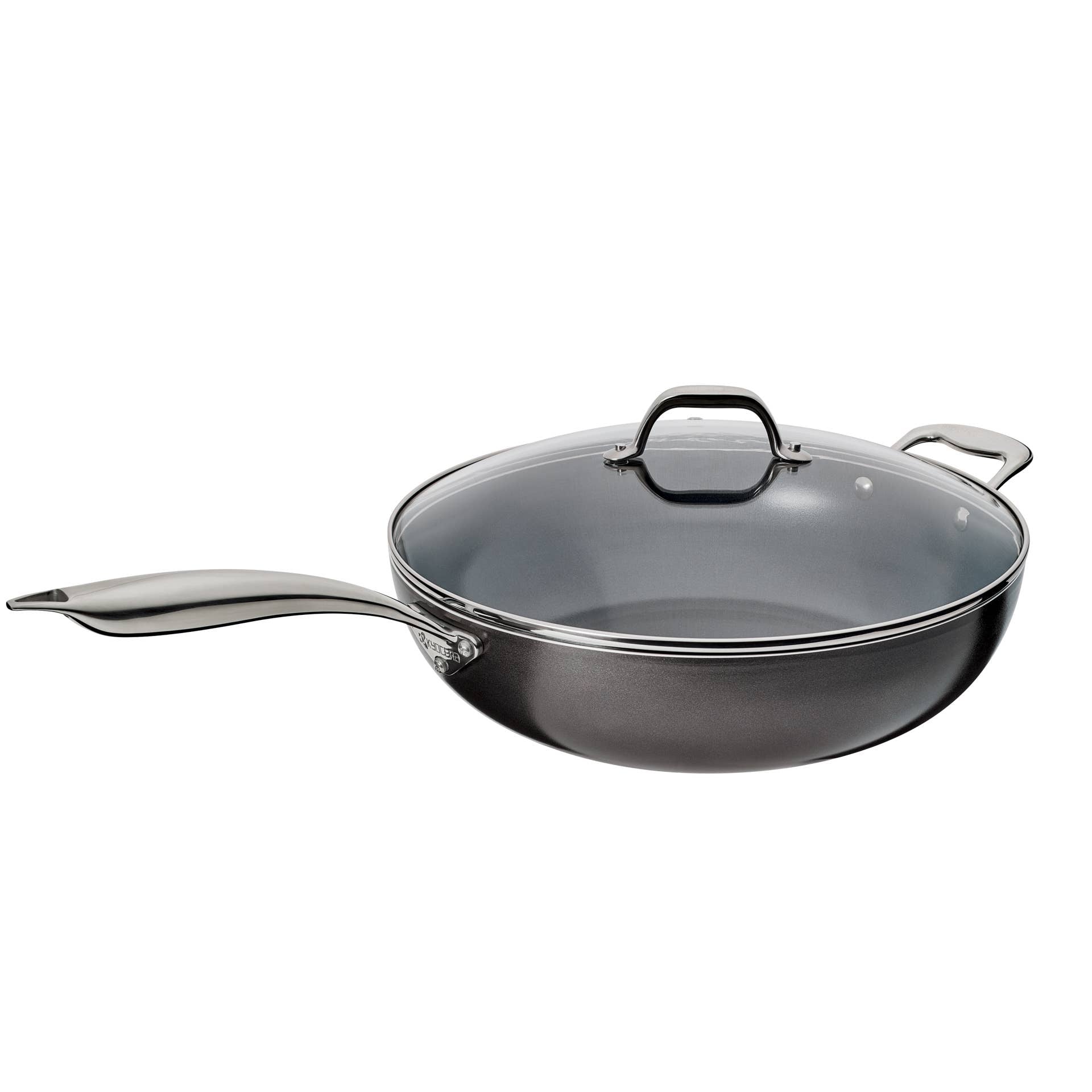 SALE - All-in-One 12.5" Ceramic Nonstick Wok w/ Lid