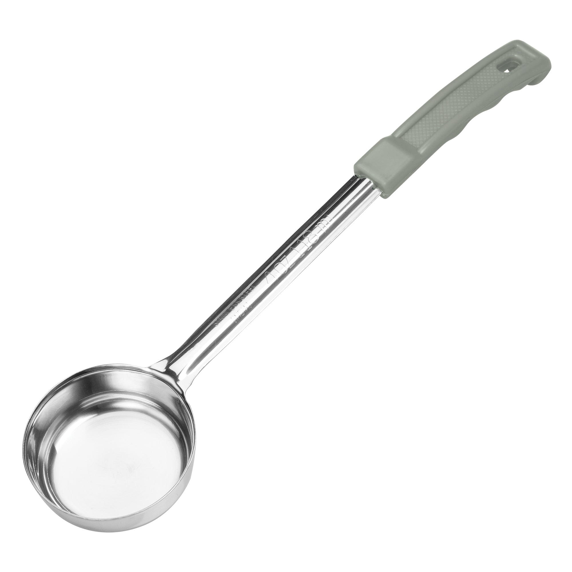 FPSN-4, LADLE, PORTION CONTROL, 4 OZ, SOLID, 10" HANDLE, SS, PRIME, FPSN-4