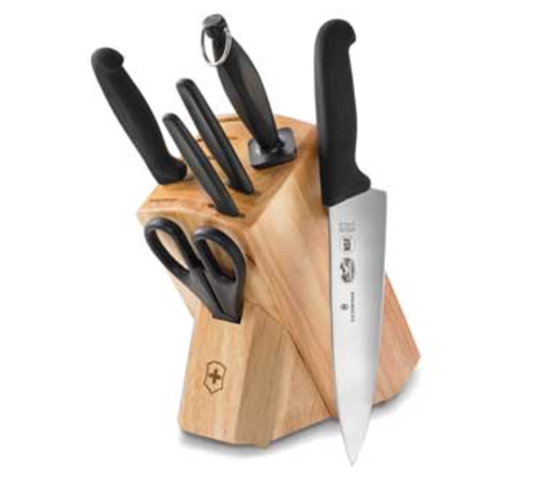 Block Set 7 Pc / Fibrox Black Handle