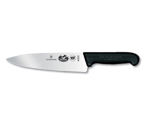Chef's Knife, 8" blade, 2" width at handle, black Fibrox® / 5.2063.20