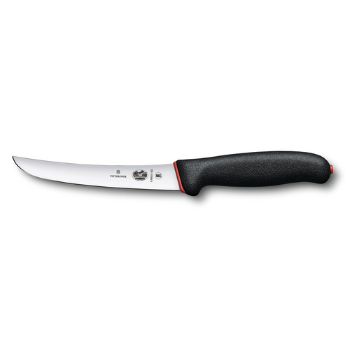 Boning Knife, 6" curved, wide, stiff blade
