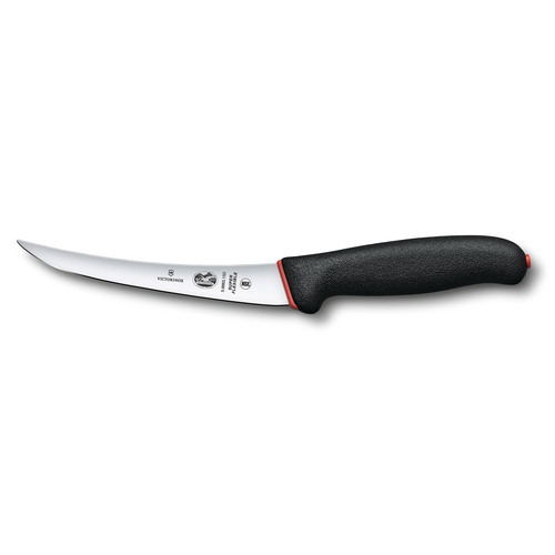 Boning Knife, 6", narrow, curved, super-flexible, stainless-steel blade