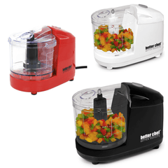 Better Chef 1.5-Cup Mini Chopper Food Processor: Black