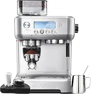 Espresso Machine w/ LCD Display & Grinder