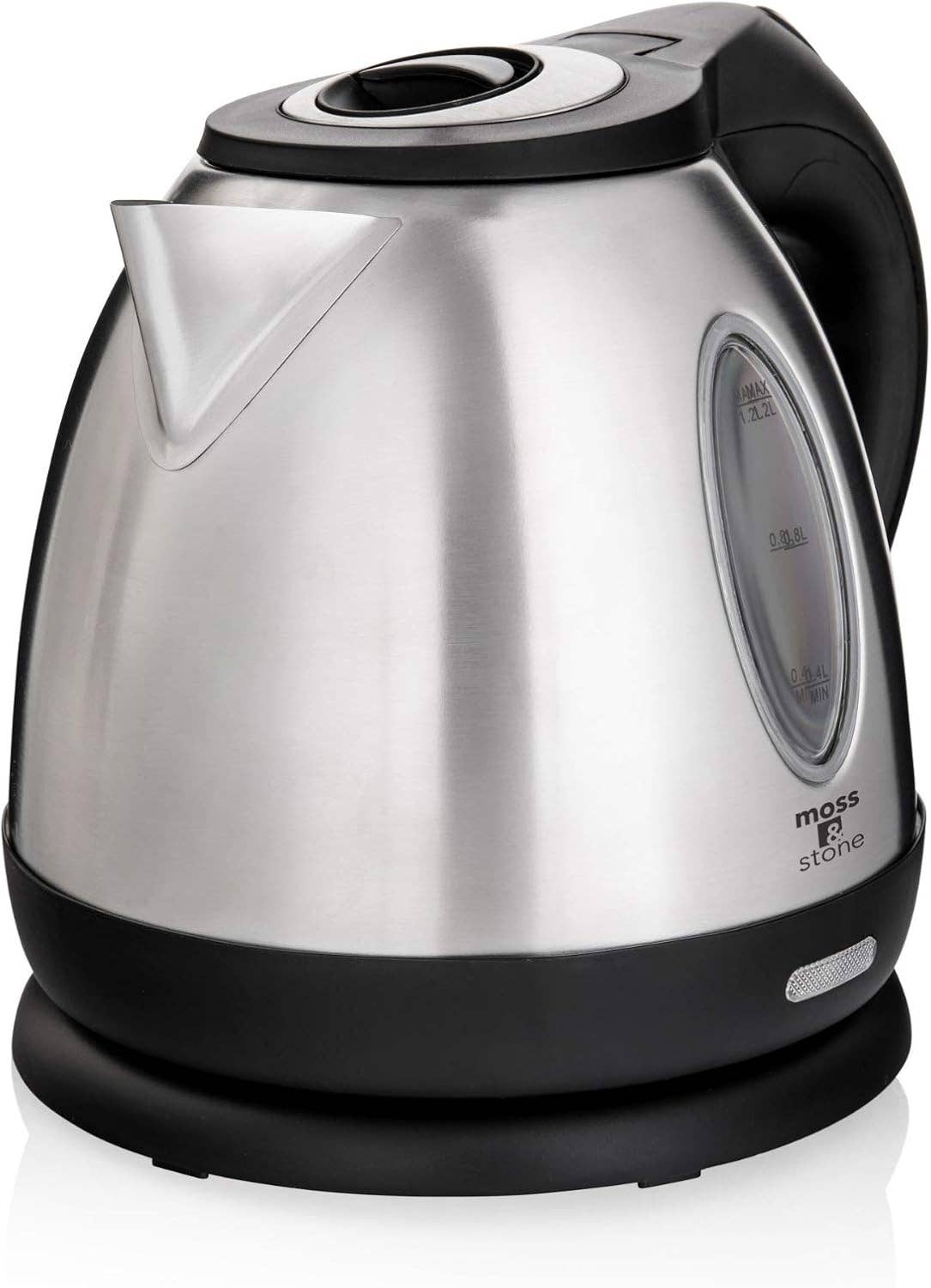 Stainless Steel Electric Kettle Small, Cordless 1.2L Portable Hot Water Kettle Electric, 1500w Strong Fast Boiling Pot, Electric Teapot, Electric Tea Kettle With Boil Dry Protection: Silver