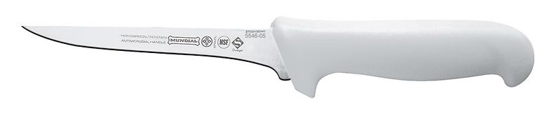 KNIFE, BONING, 6" BLADE, NARROW, STIFF, POLY. SS