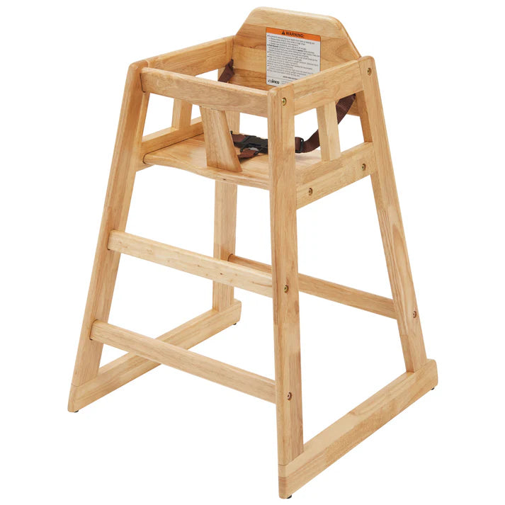 Wooden Highchair, Knocked Down - Natural