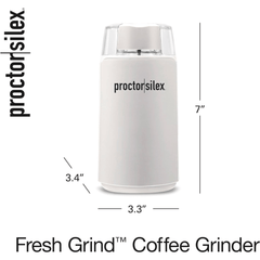Proctor Silex Fresh Grind Electric Coffee / Spice Grinder: Brown