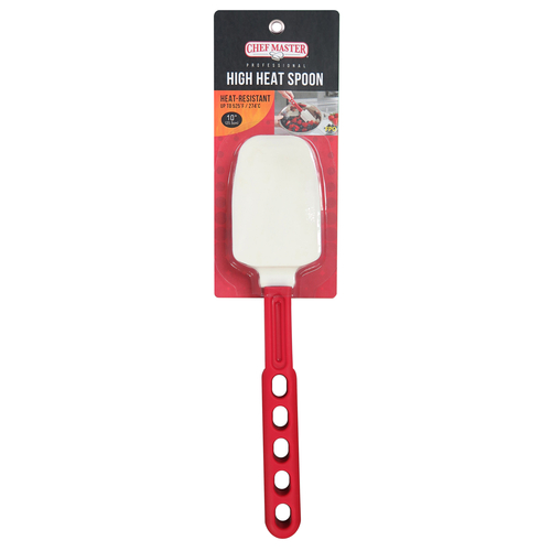 10" Red Handle High Heat Spoon