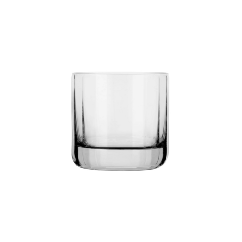 Double Old Fashion (DOF) Glass, 10 oz, Radius, (H3 1/4" T3 1/3" B2 3/5" D3 1/3") (12 each per case)