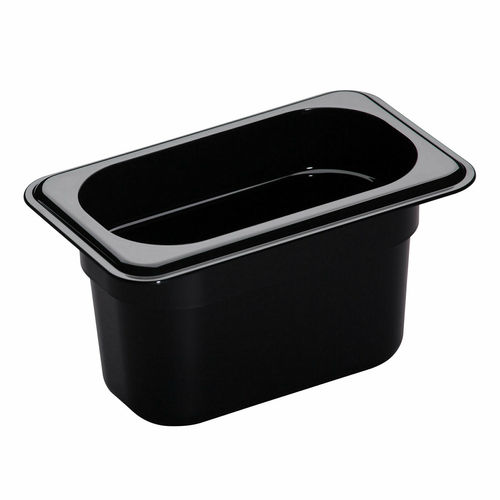 Food Pan 1/9 x 6 poly black Cambro # 96CW110
