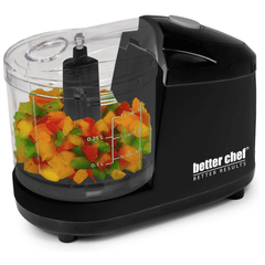 Better Chef 1.5-Cup Mini Chopper Food Processor: Black