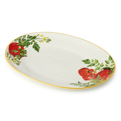 Pomodoro Oval Platter 16in x 11.5in