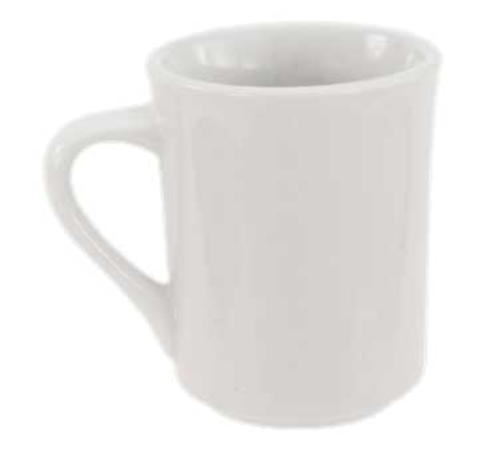 MUG, COFFEE, 8.5 OZ, CERAMIC, ALPINE WHITE,