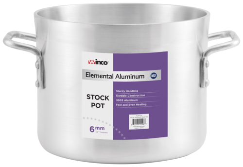 ALHP-40 POT, STOCK, 40 QT, ALUMINUM