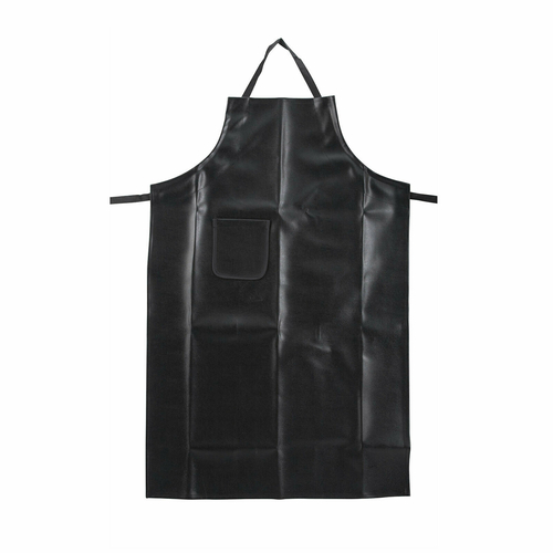 Heavy Vinyl Black Bib Apron