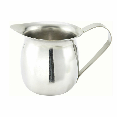 Bell Creamer, 3 oz., with handle, stainless steel