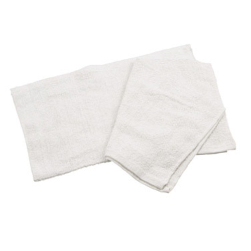 Bar Towel, 16" x 19", 70/30 Cotton/Poly, white ,BTW-30