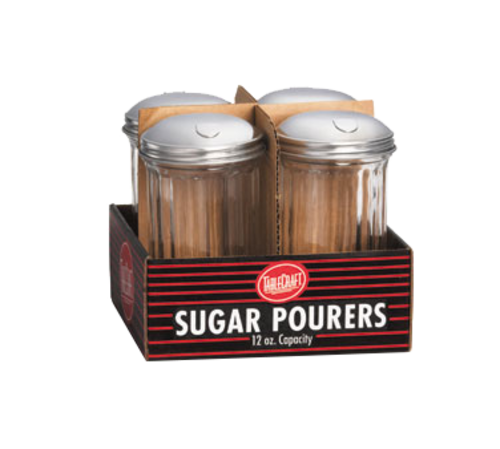 4 pack Glass Sugar Pourers