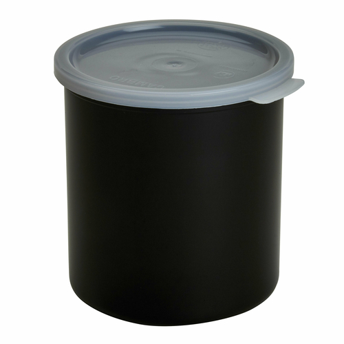 CP27110 CONTAINER, FOOD, 2.7 QT, CROCK W/ LID, ROUND, BLACK