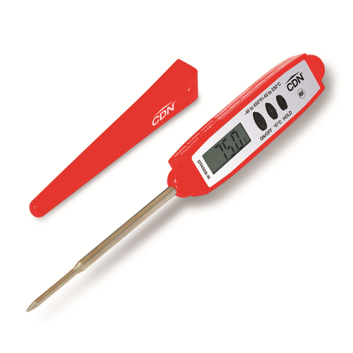 Red Digital Pocket Thermometer