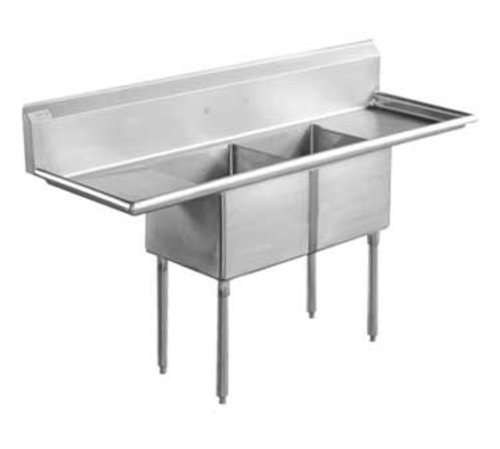 Two Compartment Sink Serv-Ware E2CWP24242-24