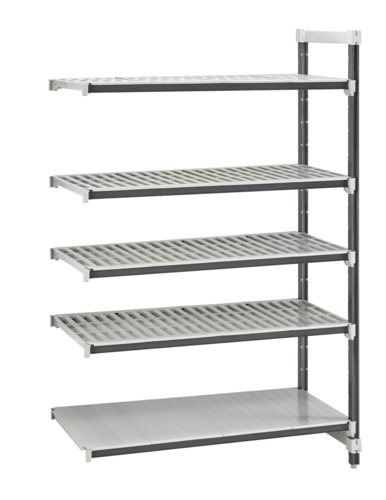 Stationary Add-On Unit, 18"W x 54"L x 84"H, 5-tier