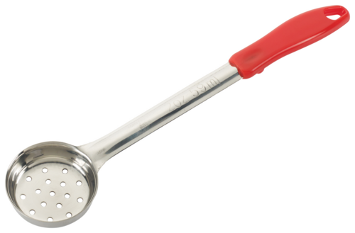 Food Portioner, 2 oz., one-piece, perforated, stainless steel