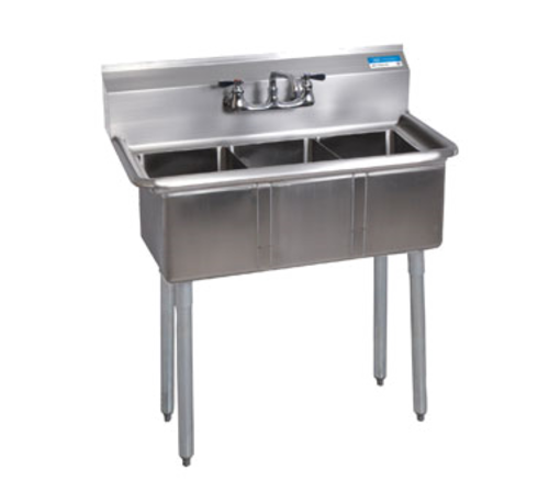 BKS-3-1014-10, CStore Sink 3 Bay NDB