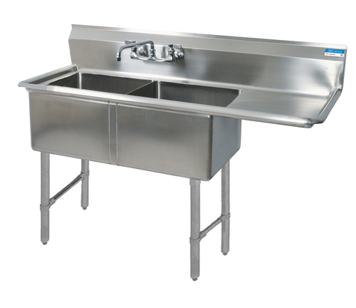 BKS6-2-1620-14-18RS, 2 Bay Sink