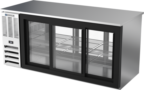 BB72HC-F-GS-PT-S, Back Bar Cabinet, Refrigerated, Pass-Thru