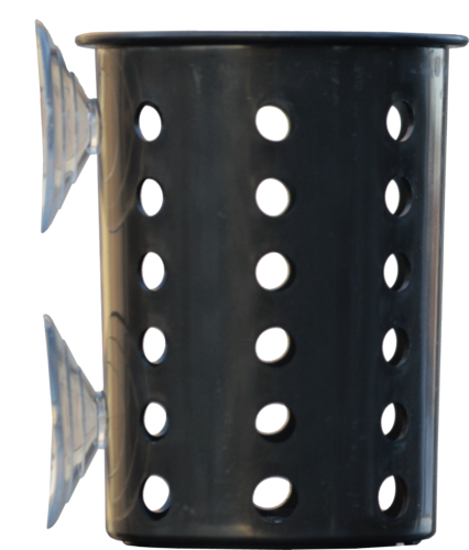 Dispensing Cylinder, perforated, suction cup mounting