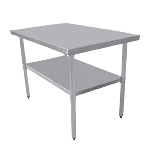 T1848CWP-4, Serv-Ware - Tables - 48" Work Table - Economy Series (18" Depth)