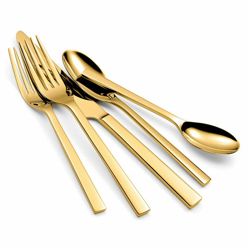 B408KDTF, Dinner Knife Gold